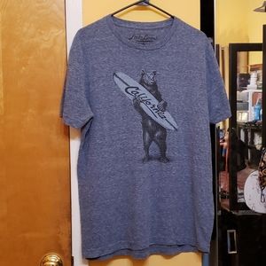 Lucky Brand California Surfer Bear Tshirt